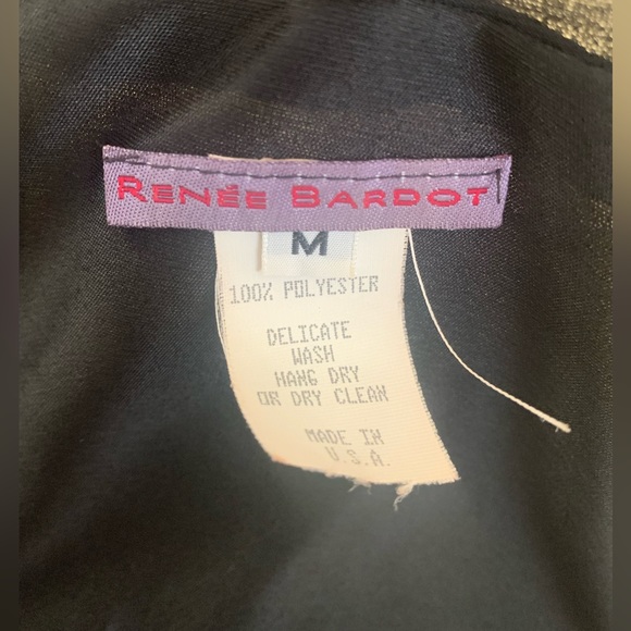 Vintage Renee Bardot sexy deep V halter tie top - Picture 7 of 7